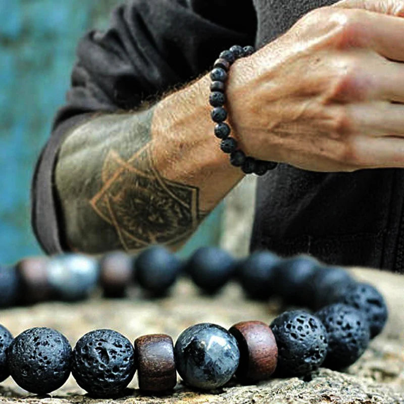 Divnchy Inferno - Volcanic Stone Bracelet